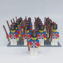 (Type 4) 21pcs Imperial Naval Formation Naval Governor Medieval Pirate Building Block Figure Toy