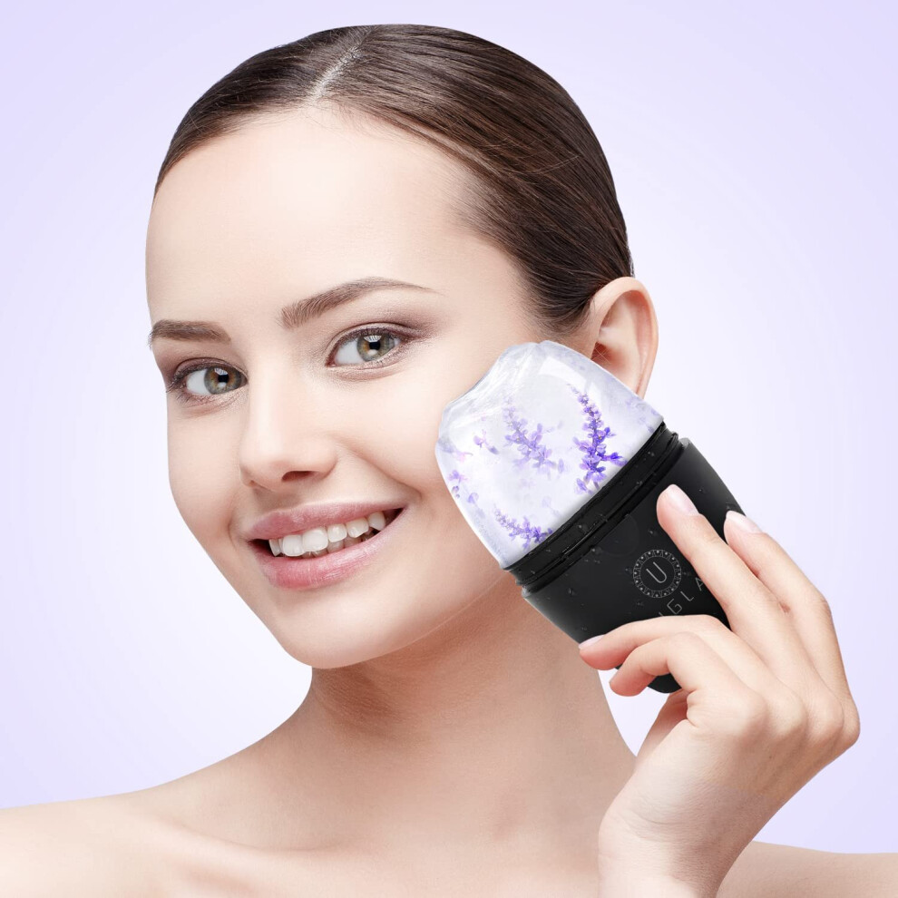 Photos - Facial Cleansing Brush  Ice Roller for Face and Eye Facial Ice Mold Skin Care Tools(Rose Red)