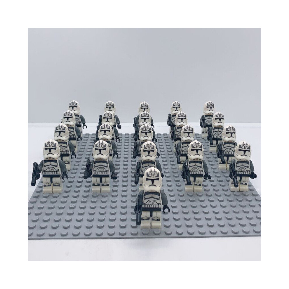 (Star Wars-Set 2) 21 X Bricks Figures Stormtrooper Star Wars Minifigures Buliding Blocks Toy Fit Lego