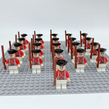 (Type 6) 21pcs Imperial Naval Formation Naval Governor Medieval Pirate Building Block Figure Toy