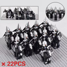 (Knight Gondor 1) Lord of the Rings Figures Soldier Dorian Ross Swan Knight Legion Figures Building Blocks Assembled Toys