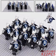 (Knight Gondor 8) Lord of the Rings Figures Soldier Dorian Ross Swan Knight Legion Figures Building Blocks Assembled Toys