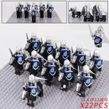 (Knight Gondor 6) Lord of the Rings Figures Soldier Dorian Ross Swan Knight Legion Figures Building Blocks Assembled Toys
