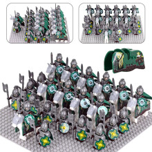 (Sword and shield hand + axeman + horse) Lord of the Rings Rohan Royal Guards Soldiers Archers Cavalry Legion War Horse Figures Assembled Building Blocks Toys