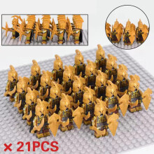 (Soldiers of Noldor 3) Lord of the Rings" Army Noldor Elf Knight Building Block Man Armored Soldier Military Battlefield Combination Toys