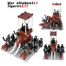 (Orc Mammoth Legion Set 11) Orc Mammoth Legion Elephant Legion Game of Thrones Assembly Lord of the Rings Miniature Toys