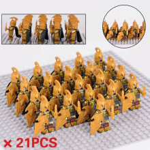 (Soldiers of Noldor 1) Lord of the Rings" Army Noldor Elf Knight Building Block Man Armored Soldier Military Battlefield Combination Toys
