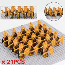 (Soldiers of Noldor 7) Lord of the Rings" Army Noldor Elf Knight Building Block Man Armored Soldier Military Battlefield Combination Toys