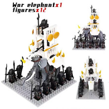(Orc Mammoth Legion Set 7) Orc Mammoth Legion Elephant Legion Game of Thrones Assembly Lord of the Rings Miniature Toys