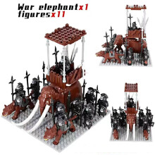 (Orc Mammoth Legion Set 9) Orc Mammoth Legion Elephant Legion Game of Thrones Assembly Lord of the Rings Miniature Toys