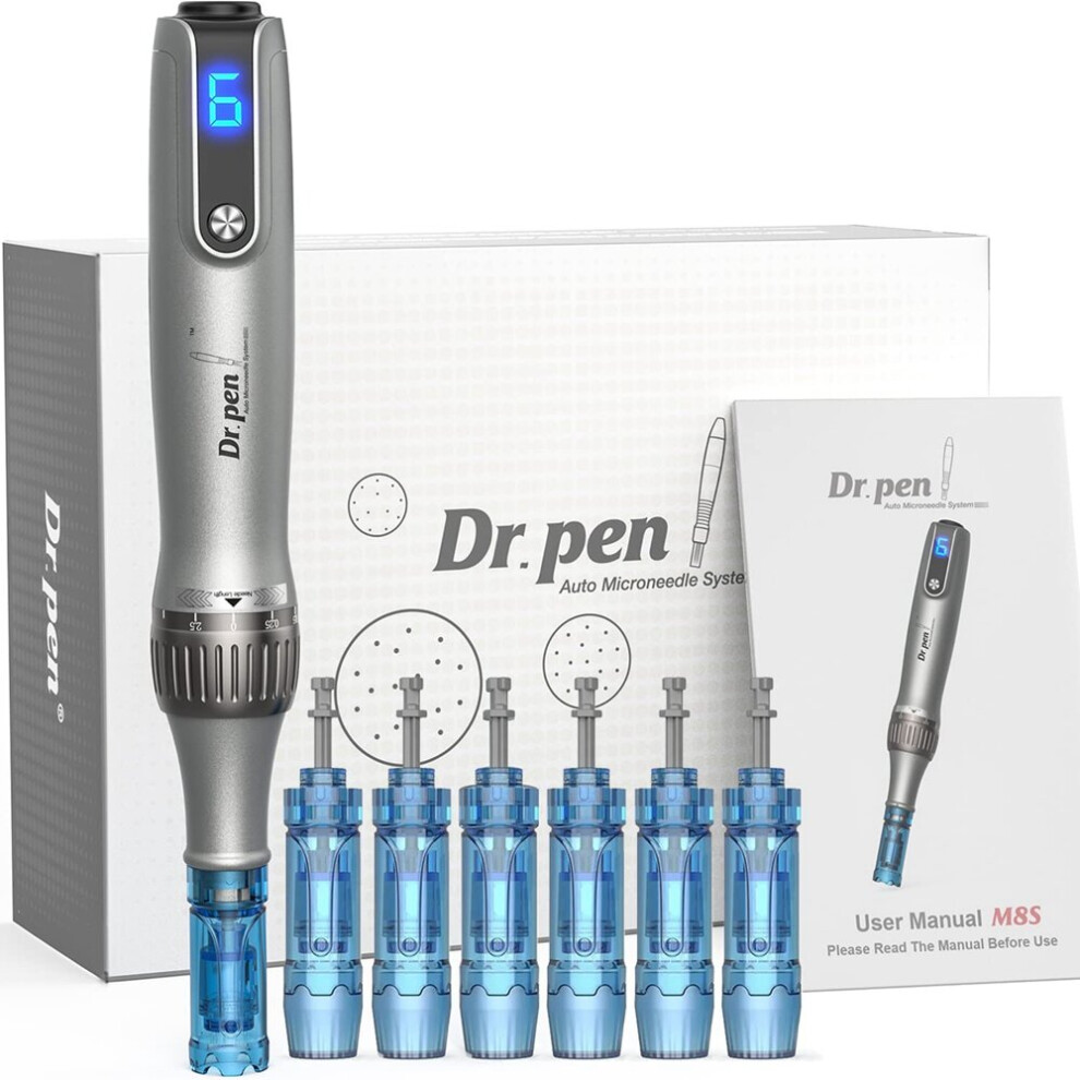 Dr. Pen Ultima M8S Microneedling Pen  Skin Dermapen Hair Beard Growth