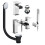 Chrome Waterfall Basin & Bath Shower Mixer Tap Pack Including Bath Waste 1