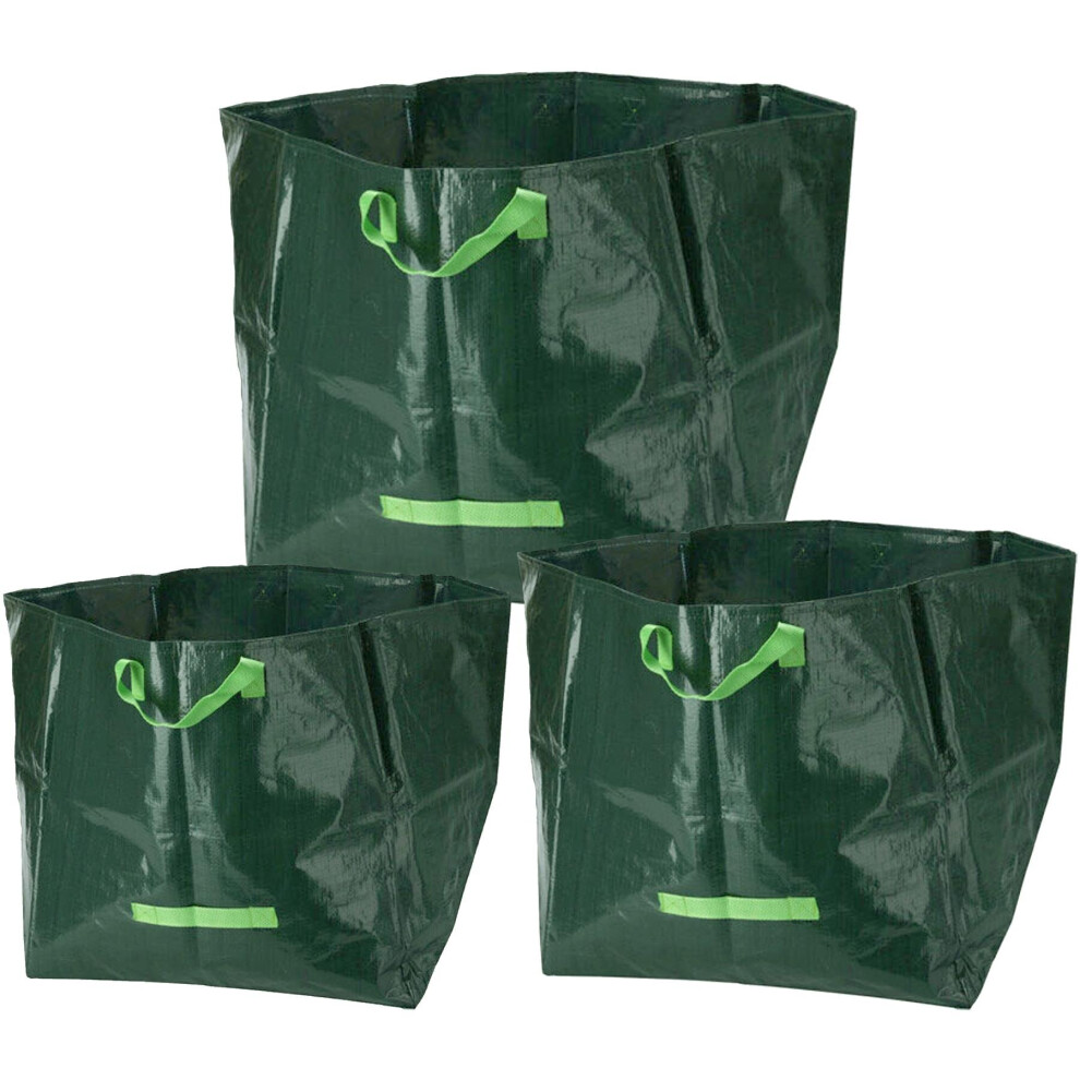 3 Pcs Garden Waste Bags for Collecting Garden Garbage, Fallen Leaves And Weeds