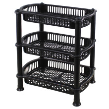 3 Tier Food Veggie Storage Caddy Rack Fruit Trolley Shelf Basket Stand Organiser