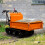 T-Mech Mini Dumper Tracked Power Barrow Petrol Transporter 300kg Drop Side Skip 196cc 12