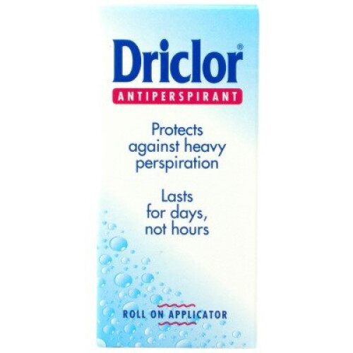 Driclor Antiperspirant Roll On Applicator, Protects Against Heavy Perspiration, 75 ml