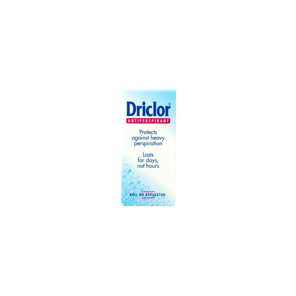 Driclor Antiperspirant Roll On Applicator, Protects Against Heavy Perspiration, 75 Ml