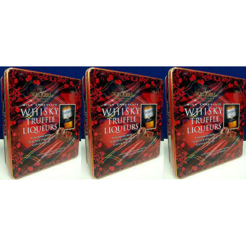 Walkers Chocolates Milk Chocolate Whisky Truffle Liqueurs (3x 240g