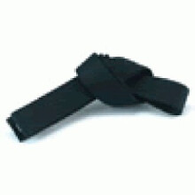 (250) PLAYWELL BLACK PROFESSIONAL 2 INCH SATIN BELT
