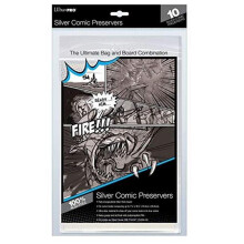 Ultra Pro 7442715279 7.25 x 10.5 in. Silver Size Comic Preserver - 10 Count