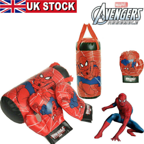 3Pcs/Set Spiderman Boxing Glove Punch Bag Εξωτερική κρεμαστό αθλητικό παιχνίδι 1