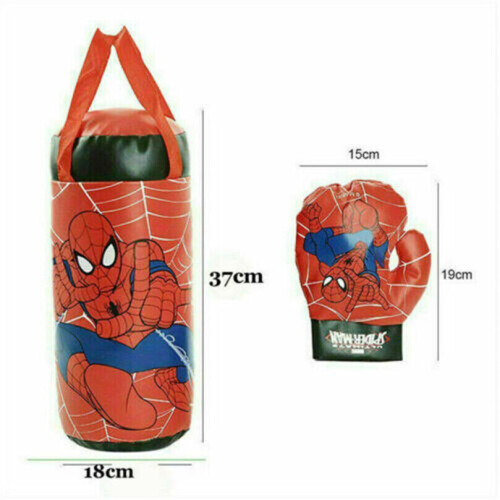 3Pcs/Set Spiderman Boxing Glove Punch Bag Εξωτερική κρεμαστό αθλητικό παιχνίδι 2
