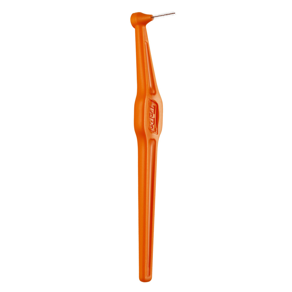 Tepe Angle Interdental Brush, Orange 0.45mm (6 Pieces/Packet)