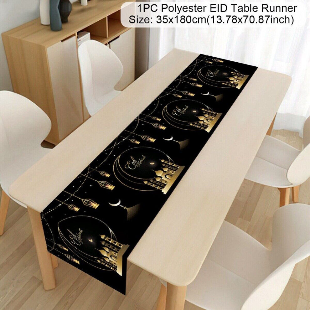 (   Style 6) Muslim Ramadan Decoration Table Cloth Eid Muslim Home Tablecloth Desk Mat Decor