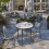 (White) Round Kitchen Dining Table No Chair Coffee Table 3