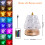 Ranpo USB LED LED Crystal Table Lamp Rotating Water Ripple Night Light 2