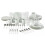 Home 60 Piece Essential Kitchen Starter Set crockery, cutlery 1