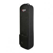 (  Black) Professional Padded Golf Holiday Travel Cover / Bag Case With Wheels