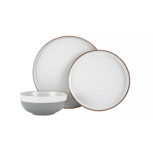 Loft Living Speckle 12 Piece Dinner Set - Grey The Perfect Partner