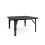 Living And Home (Black) Square 70cm Wooden Folding Coffee Table 4