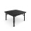 Living And Home (Black) Square 70cm Wooden Folding Coffee Table 5