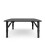 Living And Home (Black) Square 80cm Wooden Folding Coffee Table 4