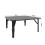 Living And Home (Black) Square 80cm Wooden Folding Coffee Table 3