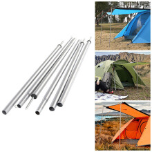 Tent Poles Universal Telescopic Steel Awning Tent Canopy Tarp Pole Adjustable