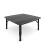 Living And Home (Black) Square 80cm Wooden Folding Coffee Table 5