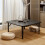 Living And Home (Black) Square 80cm Wooden Folding Coffee Table 2