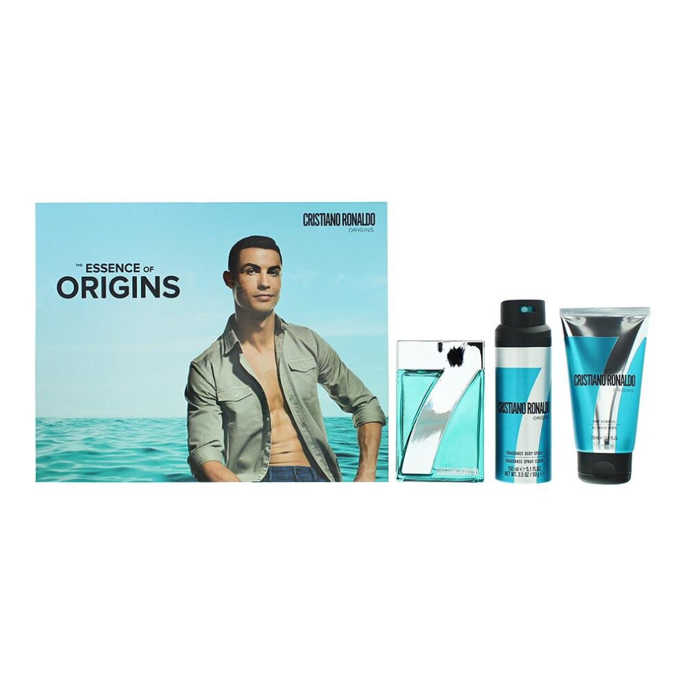 Cristiano Ronaldo Origins Eau De Toilette 100ml Gift Set For Him