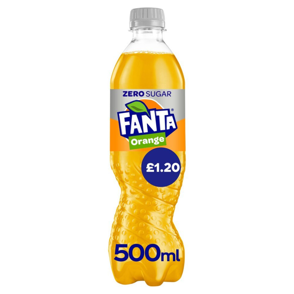 Fanta Orange Zero 500ml (Pack of 12)