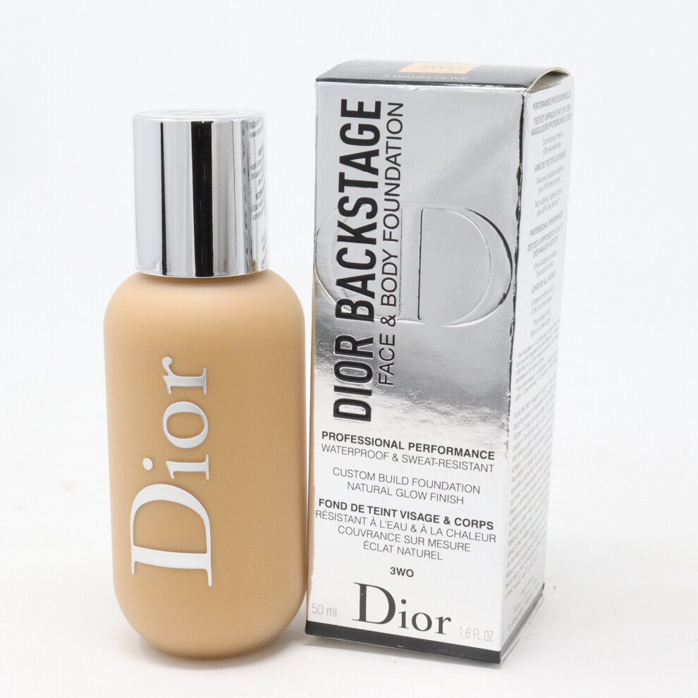 (3 Warm Olive) Dior Backstage Face & Body Foundation  1.6oz/50ml New With Box