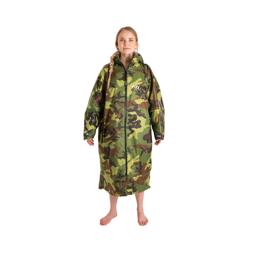 Dryrobe Advance Long Sleeve - Camo / Grey - Kids 10-14