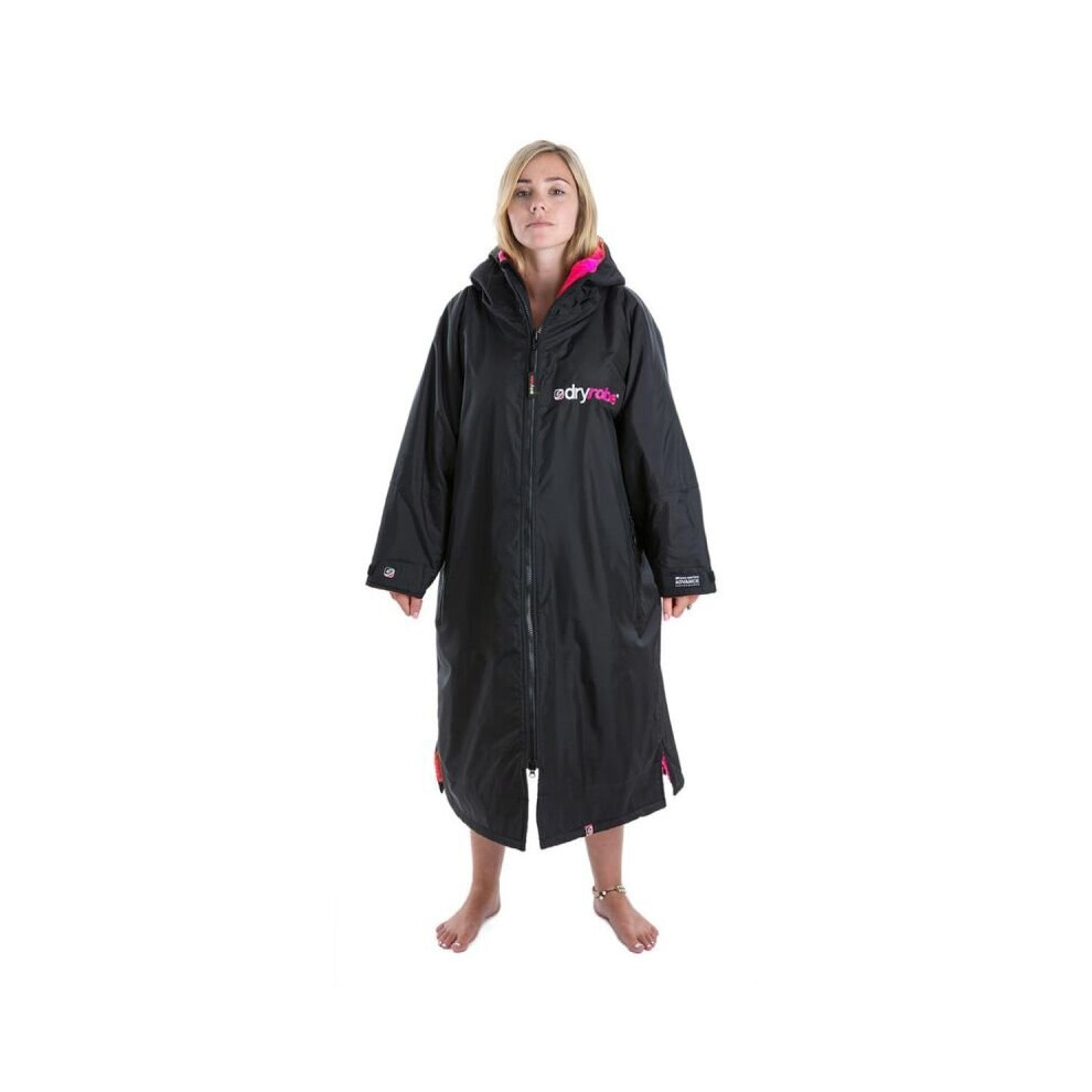 Dryrobe Advance Long Sleeve - Black / Pink - Medium