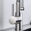 Kitchen Sink Mixer Taps Brushed Nickel Kitchen Tap with Pull Out Spray 360° Single Handle Kitchen Tap 6