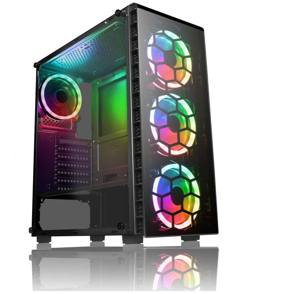 FCS Gaming PC Computer Intel Quad Core i7 8GB RAM 240GB SSD GT 730 WIN 11