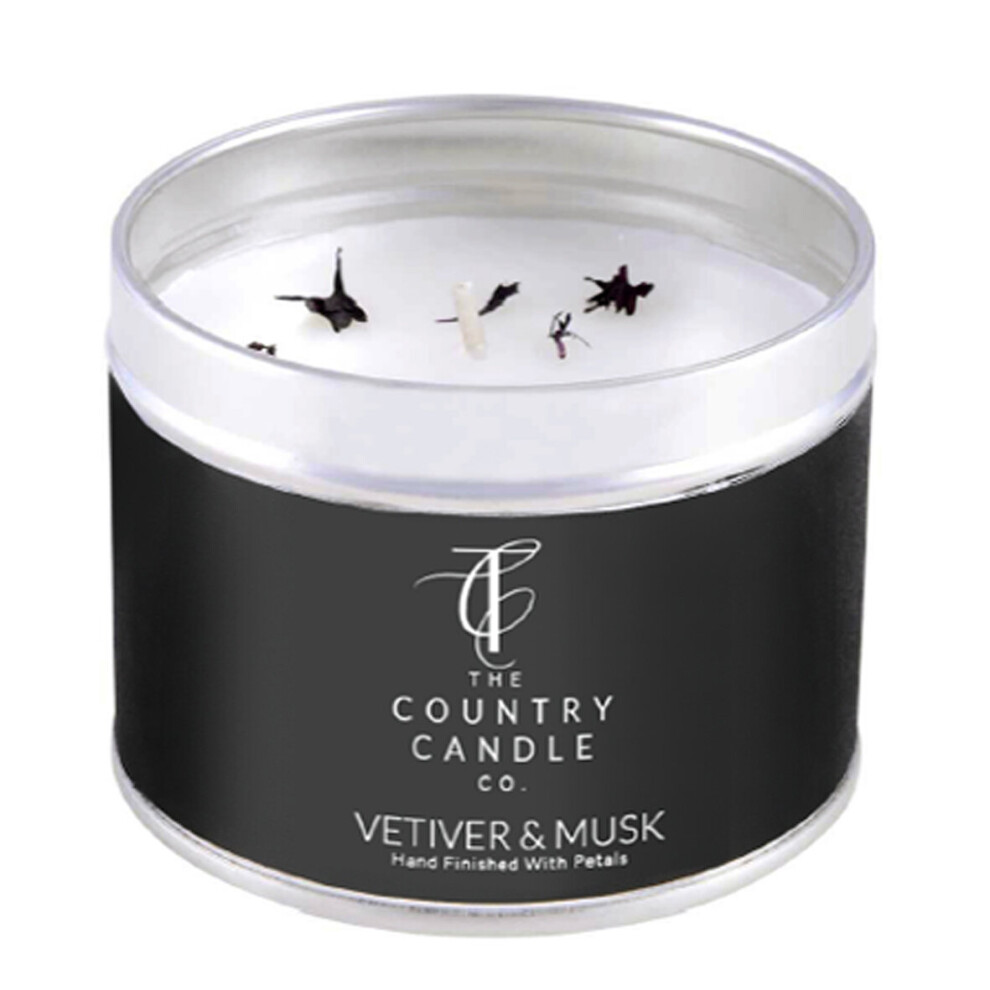 The Country Candle Company Pastels Candle In A Tin - Vetiver & Musk