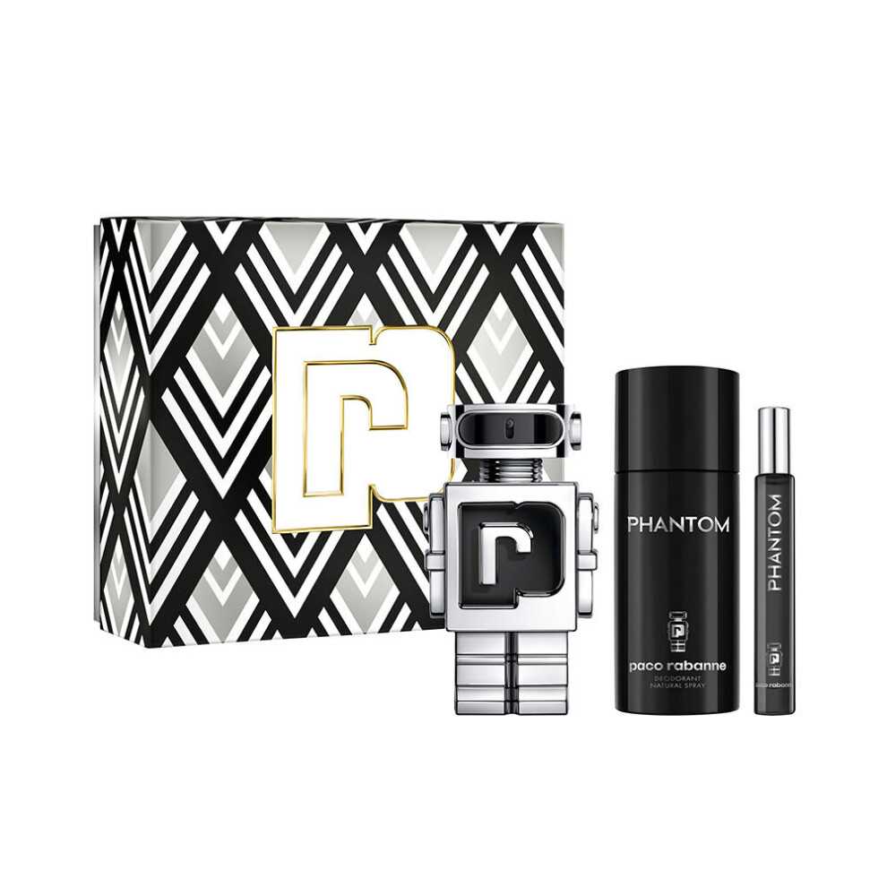 Paco Rabanne Phantom Eau de Toilette 100ml Spray 3 Pcs Set