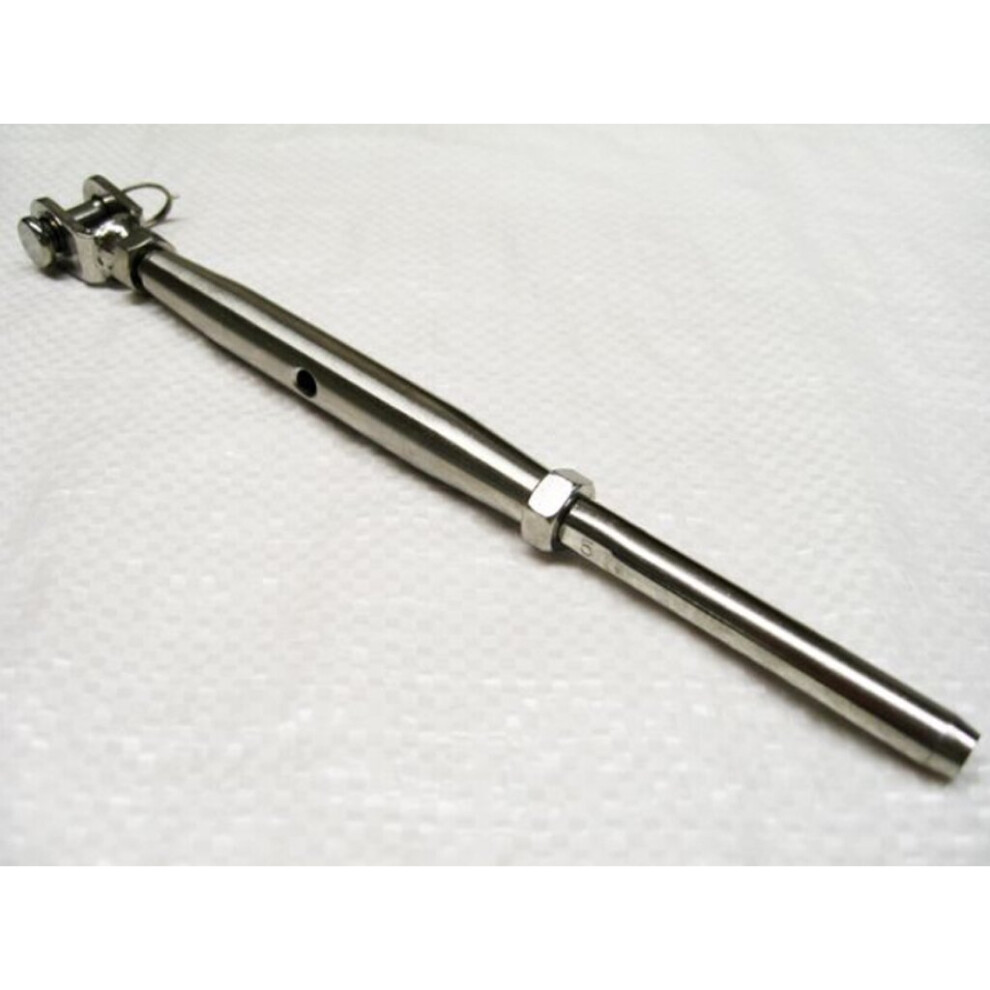 Stainless Steel Rigging Screw Jaw & Swage Terminal M8 (5Mm Wire Rope Railing Turnbuckle) 600988493582